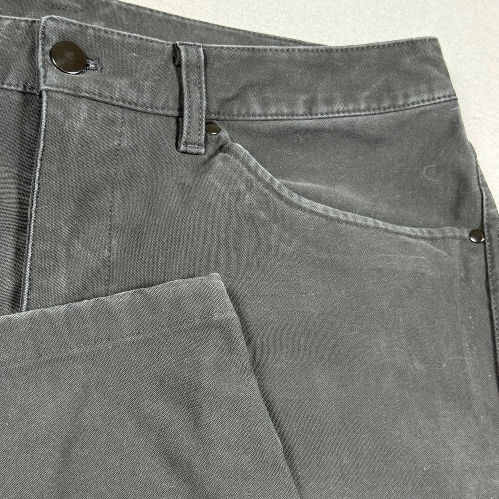 Lululemon ABC Pants Mens Black Slim Fit Five Pocket Technical Trousers
